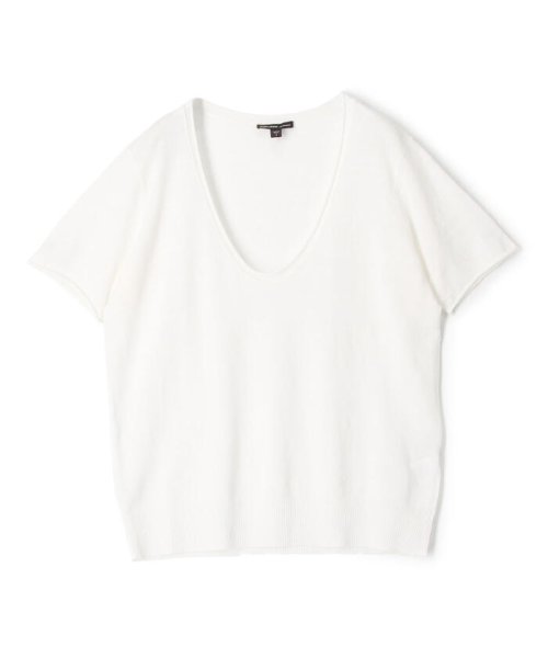 ストレッチリネン ソフトVネックプルオーバー WYLP3758 
