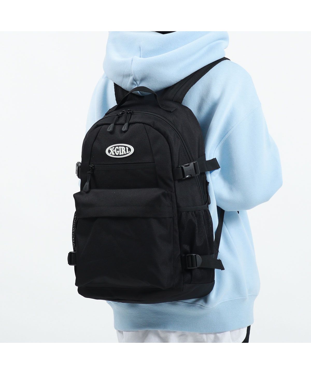 エックスガール リュック X－girl OVAL LOGO BACKPACK バックパック A4 20L 105231053007  105222053001