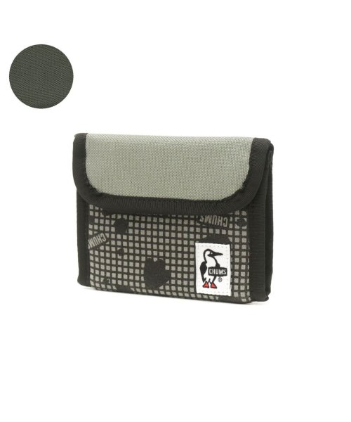 CHUMS(チャムス)/【日本正規品】CHUMS 財布 チャムス Trifold Wallet Sweat Nylon トリフォルドウォレットスウェットナイロン CH60－2688/グレー系1