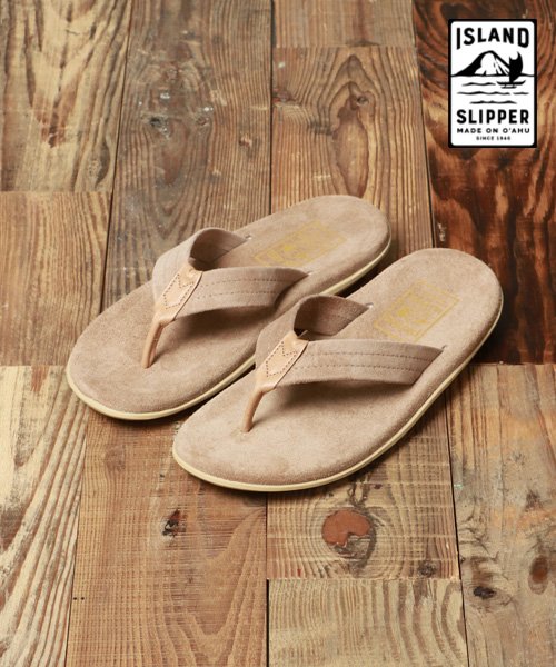 marukawa shonan(marukawa shonan)/【ISLAND SLIPPER/アイランドスリッパ】 アルティメット スウェードサンダル/IS－PT203SL /065BEIGE