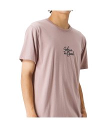 MAC HOUSE(men)(マックハウス（メンズ）)/T－GRAPHICS ティーグラフィックス ワンポイント刺繍半袖Tシャツ EJ223－MC306/ピンク