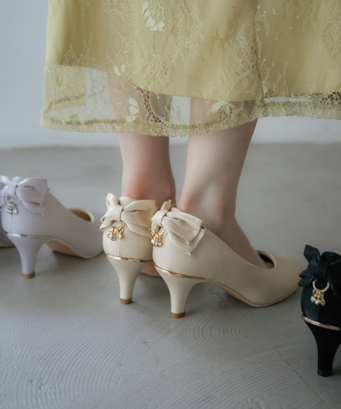 リボン 結婚式 パンプス パーティーの人気商品 通販 価格比較 価格 Com