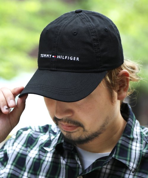 TOMMY HILFIGER(トミー ヒルフィガー) AM HILFIGER LOG CAP / キャップ メンズ 帽子 ブランド つば 男性用 CAP  ブラン(504778731) | ジギーズショップ(JIGGYS SHOP) - MAGASEEK