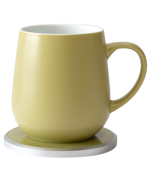 Ui Mug(ウィマグ)/Ui Mug ウィマグ マグカップ コーヒーカップ 355ml 充電器 ワイヤレス 保温 ファインセラミック/オリーブ