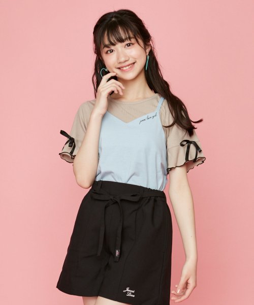 セール キャミレイヤード風tシャツ ジェニィラブ Jenni Love Magaseek