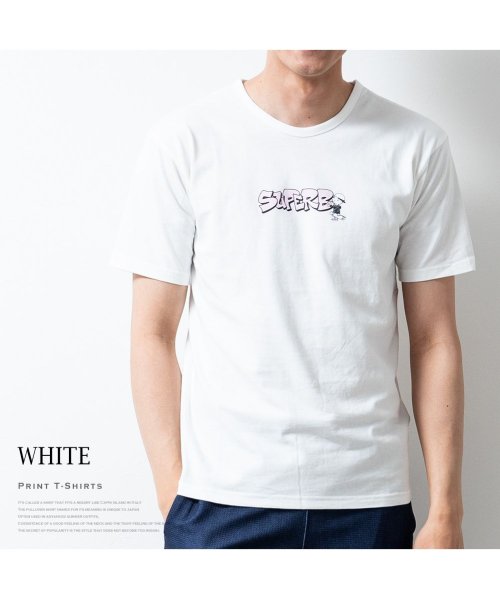 セール Tシャツ メンズ 半袖 綿100 半袖tシャツ フロントプリント Uネック クルーネック Tシャツ Geneless Geneless Magaseek