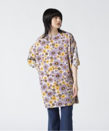 LHP(エルエイチピー)/LittleSunnyBite/リトルサニーバイト/Original flower print big tee/フラワービッグTシャツ/パープル