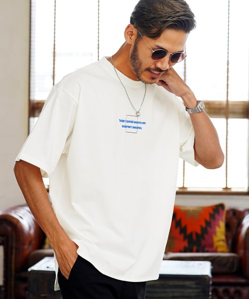 フロントプリントtシャツ Tシャツ メンズ おしゃれ ティーシャツ 半袖 カットソー クルーネック プリント ラウンド ジギーズショップ Jiggys Shop Magaseek
