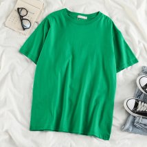 miniministore(ミニミニストア)/カラーTシャツ レディース 無地tシャツ/グリーン