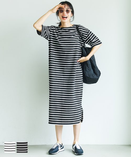 セール ボーダーサイドスリットワンピース コカ Coca Magaseek セール ボーダーサイドスリットワンピース コカ Coca Magaseek