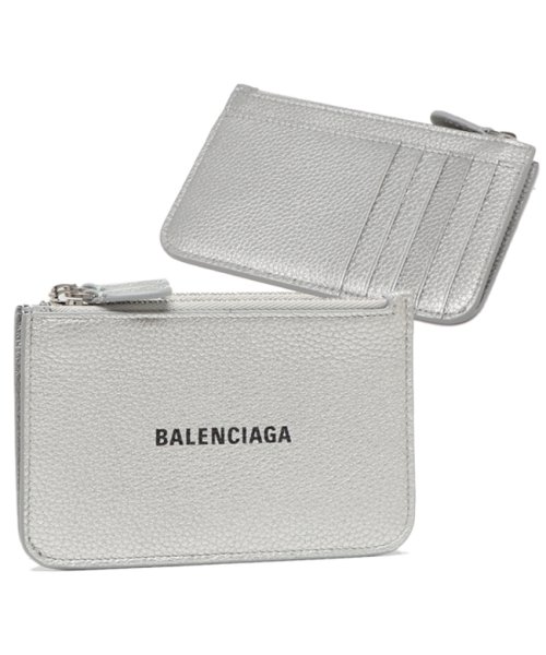 バレンシアガ カードケース コインケース キャッシュ フラグメントケース シルバー レディース BALENCIAGA 637130 15YN3  8160(504781097) | バレンシアガ(BALENCIAGA) - MAGASEEK