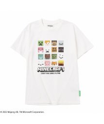 MAC HOUSE(kid's)(マックハウス（キッズ）)/Minecraft マインクラフト マイクラ 半袖Tシャツ MM2437/ホワイト