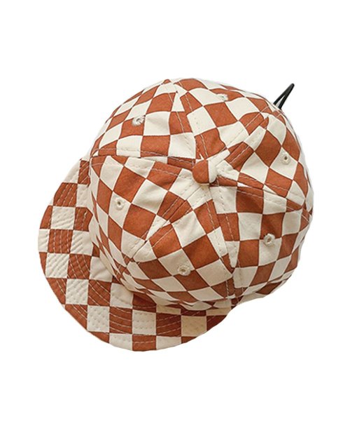 セール キッズ キャップ チェック アウトドア アジャスター付き サイズ調節 帽子 子供 幼児 クララキッズ Clarah Kids Magaseek