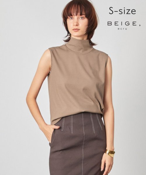 BEIGE，(ベイジ，)/【S－size】【GISELe6月号掲載】SENEZ / ハイネックカットソー/BISTA