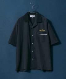 ANPAS(ANPAS)/【ANPAS】Oversized Bowling Shirt/オーバーサイズ ボウリングシャツ/チャコール