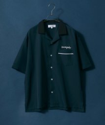 ANPAS(ANPAS)/【ANPAS】Oversized Bowling Shirt/オーバーサイズ ボウリングシャツ/グリーン