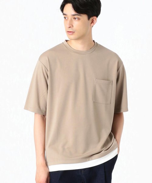 フェイクレイヤード クルーネックｔシャツ コムサイズム メンズ Comme Ca Ism Mens Magaseek