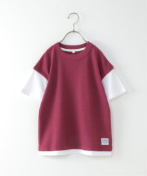 ikka kids/【キッズ】鹿の子フェイクベストレイヤーTシャツ（120〜160cm）/504693514