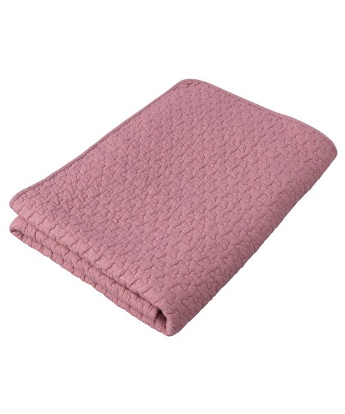 mofua(モフア)/mofua モフア 敷きパッド ベッドパッド ベッドシーツ シングル 100×200cm 綿100% 丸洗い CLOUD柄 BED PAD 3624/ピンク
