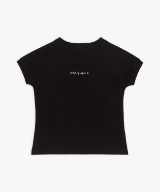 To b. by agnes b./WT13 TS リブネックロゴTシャツ/504776208