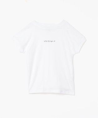 To b. by agnes b./WT13 TS リブネックロゴTシャツ/504776209