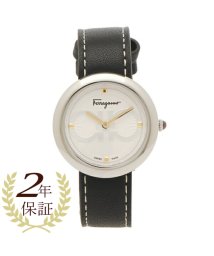 FERRAGAMO/フェラガモ 時計 レディース シック クォーツ ホワイト ブラック FERRAGAMO SFMF00121 レザー/504784450