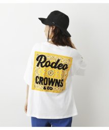 RODEO CROWNS WIDE BOWL(ロデオクラウンズワイドボウル)/COLORS BANDANA ビッグTシャツ/O/WHT1