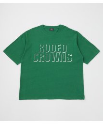 RODEO CROWNS WIDE BOWL(ロデオクラウンズワイドボウル)/SHADOW エンボスロゴ Tシャツ/GRN