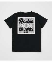 RODEO CROWNS WIDE BOWL(ロデオクラウンズワイドボウル)/キッズCOLORS BANDANA Tシャツ/BLK