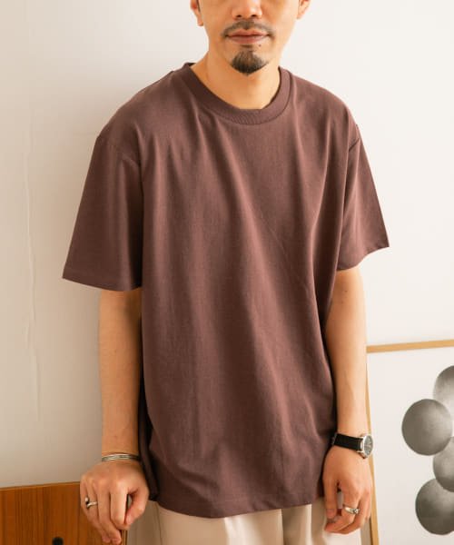 セール スラブ天竺 クルーネック半袖ニットtシャツ アイテムズアーバンリサーチ メンズ Items Urbanresearch Magaseek