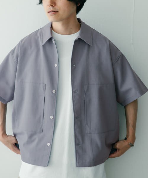 セール ドロップショルダー ショートスリーブシャツ アイテムズアーバンリサーチ メンズ Items Urbanresearch Magaseek