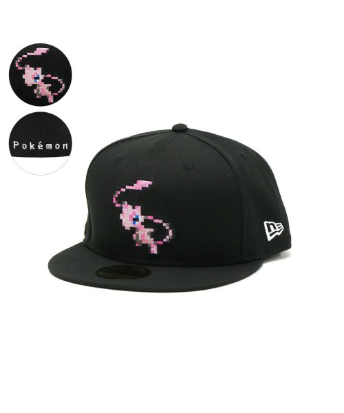 NEW ERA(ニューエラ)/【正規取扱店】ニューエラ NEW ERA 帽子 キャップ 59FIFTY Pokemon ポケモン 8Bit 帽子 コラボ キャラクター アウトドア/ブラック系4