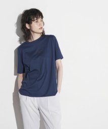 la.f...(ラ　エフ)/【WEB別注カラー】LUXAスムースロゴTシャツ《洗濯機で洗える》/ブルー