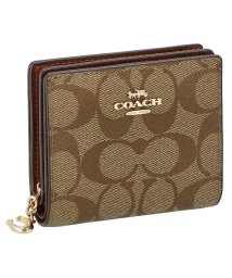 COACH(コーチ)/COACH コーチ C3309 二つ折り財布/カーキ/レッドウッド