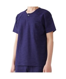 EPOCA UOMO/ エポカ ウォモ EPOCA UOMO Tシャツ 半袖 カットソー メンズ ヘンリーネック ネイビー ライトブルー 0386－36/504785989