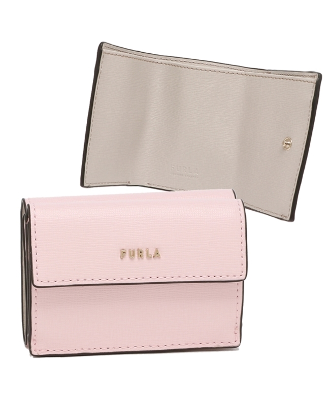 フルラ 三つ折り財布 バビロン Sサイズ ミニ財布 ピンク グレー レディース FURLA PCY9UNO B30000 1338S 買い大阪 【新品】FURLA ピンク 3つ折り財布 フルラ 折り財布