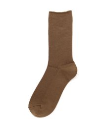 B'2nd(ビーセカンド)/MARCOMONDE（マルコモンド) cotton rebbed socks/ブラウン