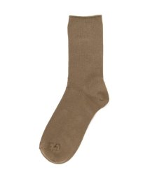 B'2nd(ビーセカンド)/MARCOMONDE（マルコモンド) cotton rebbed socks/カーキ