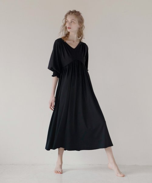MIELI INVARIANT(ミエリ インヴァリアント)/Repose French Dress/ブラック