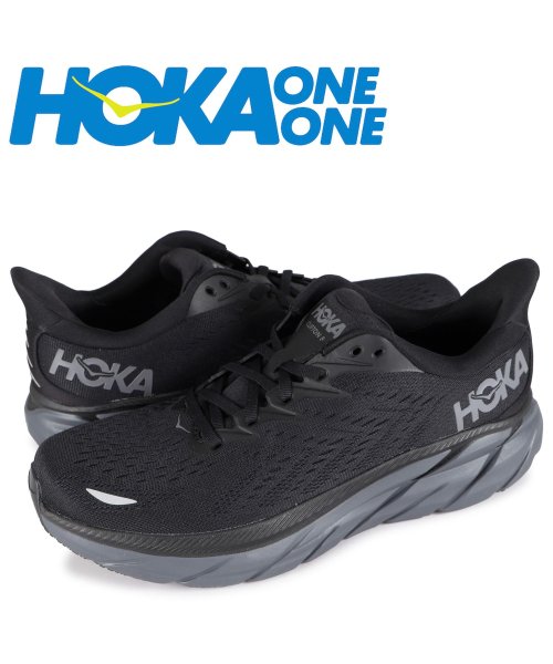 HOKA ONE ONE(ホカオネオネ)/HOKA ONE ONE ホカオネオネ クリフトン8 スニーカー メンズ 厚底 CLIFTON 8 ブラック 黒 1119393/その他