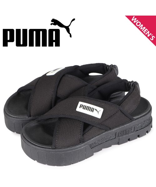 Puma プーマ サンダル ストラップサンダル メイズ ウィメンズ レディース 厚底 Mayze Sandal Wmns ブラック 黒 3849 01 プーマ Puma Magaseek
