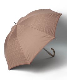 LANVIN Collection(umbrella)(ランバンコレクション（傘）)/LANVIN CLLECTION（ランバンコレクション）晴雨兼用日傘　刺繍モノグラム/ブラウン