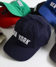 GLOSTER(GLOSTER)/【NEW HATTAN/ニューハッタン】ベースボールキャップ NEW YORK embroidery/ネイビー