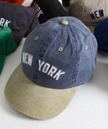 GLOSTER(GLOSTER)/【NEW HATTAN/ニューハッタン】ベースボールキャップ NEW YORK embroidery/ブルー系その他
