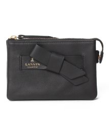 LANVIN COLLECTION(BAG)(ランバンコレクション（バッグ）)/小銭・カード入れ【ラペリパース】/クロ