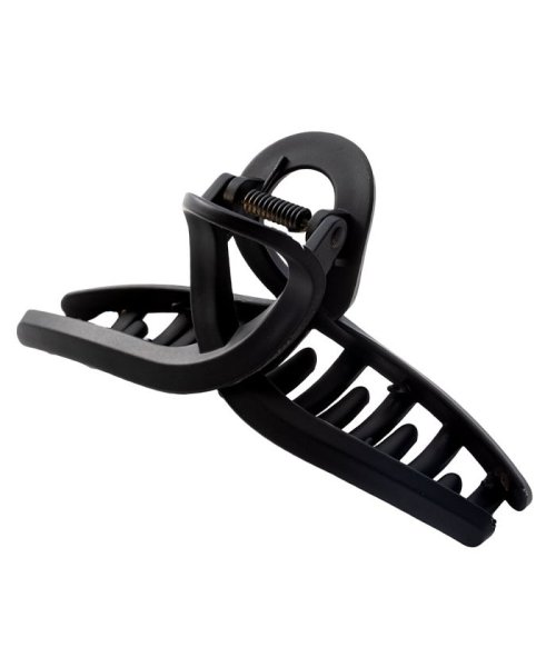 大人なマットカラーのループデザインバンスクリップ クリームドット Cream Dot Magaseek