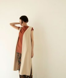 marjour(マージュール)/OTONA SUMMER GILET/ベージュ