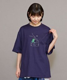KAYA(カヤ)/【カヤ】のんべえもっけメンズTシャツ 7CA－2204/ネイビー