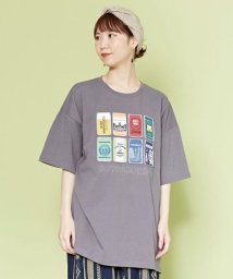 CAYHANE(チャイハネ)/【チャイハネ】YOKOHAMA BEER×grn×Amina ヨコビTシャツ JSU－2201/チャコールグレー