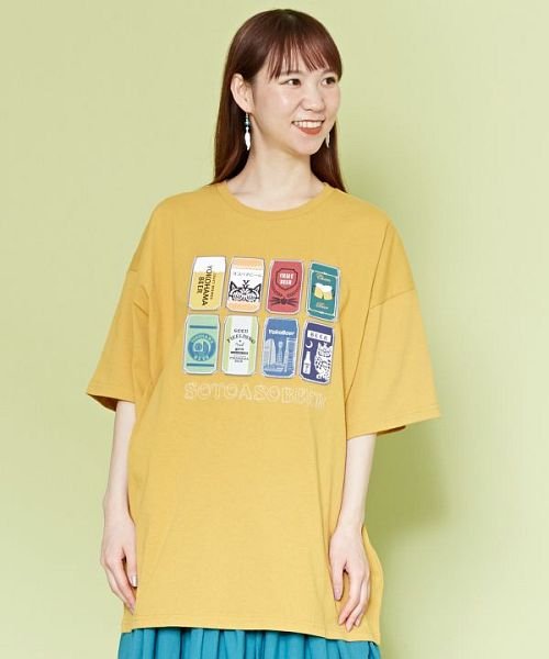 CAYHANE(チャイハネ)/【チャイハネ】YOKOHAMA BEER×grn×Amina ヨコビTシャツ JSU－2201/イエロー